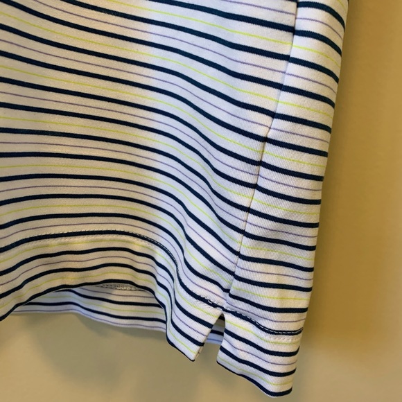 Nike Dri-Fit UV Striped Short Sleeve Polo Shirt - Picture 5 of 7